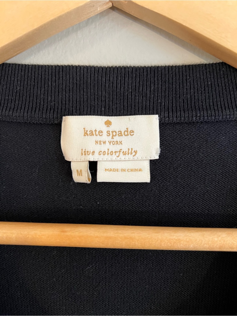 Kate Spade black beaded embellishment cardigan preppy feminine designer office - Picture 4 of 7